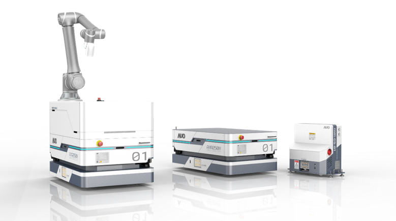 z6com·尊龙时凯數位開發的自主式移動機器人（AMR250M），搭配全向輪並結合AI演算法、2D LiDAR、3D攝影機等技術，協助客戶實現產線全自動化